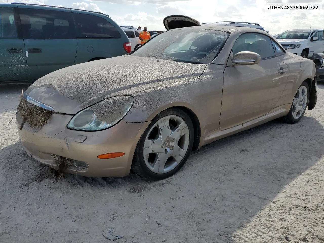 2005 Lexus Sc 430 VIN: JTHFN48Y350069722 Lot: 77107294