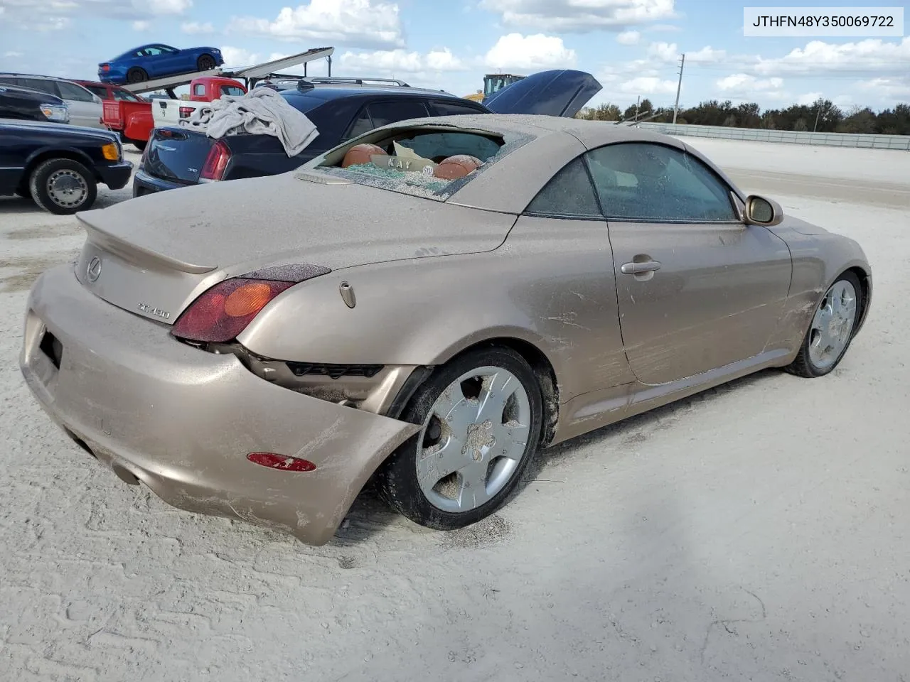 2005 Lexus Sc 430 VIN: JTHFN48Y350069722 Lot: 77107294