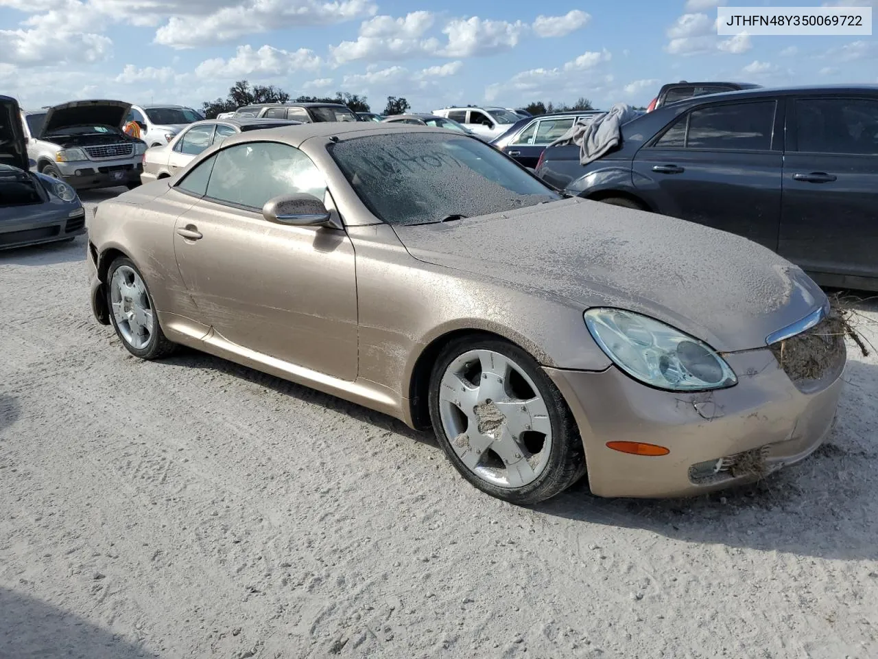 2005 Lexus Sc 430 VIN: JTHFN48Y350069722 Lot: 77107294