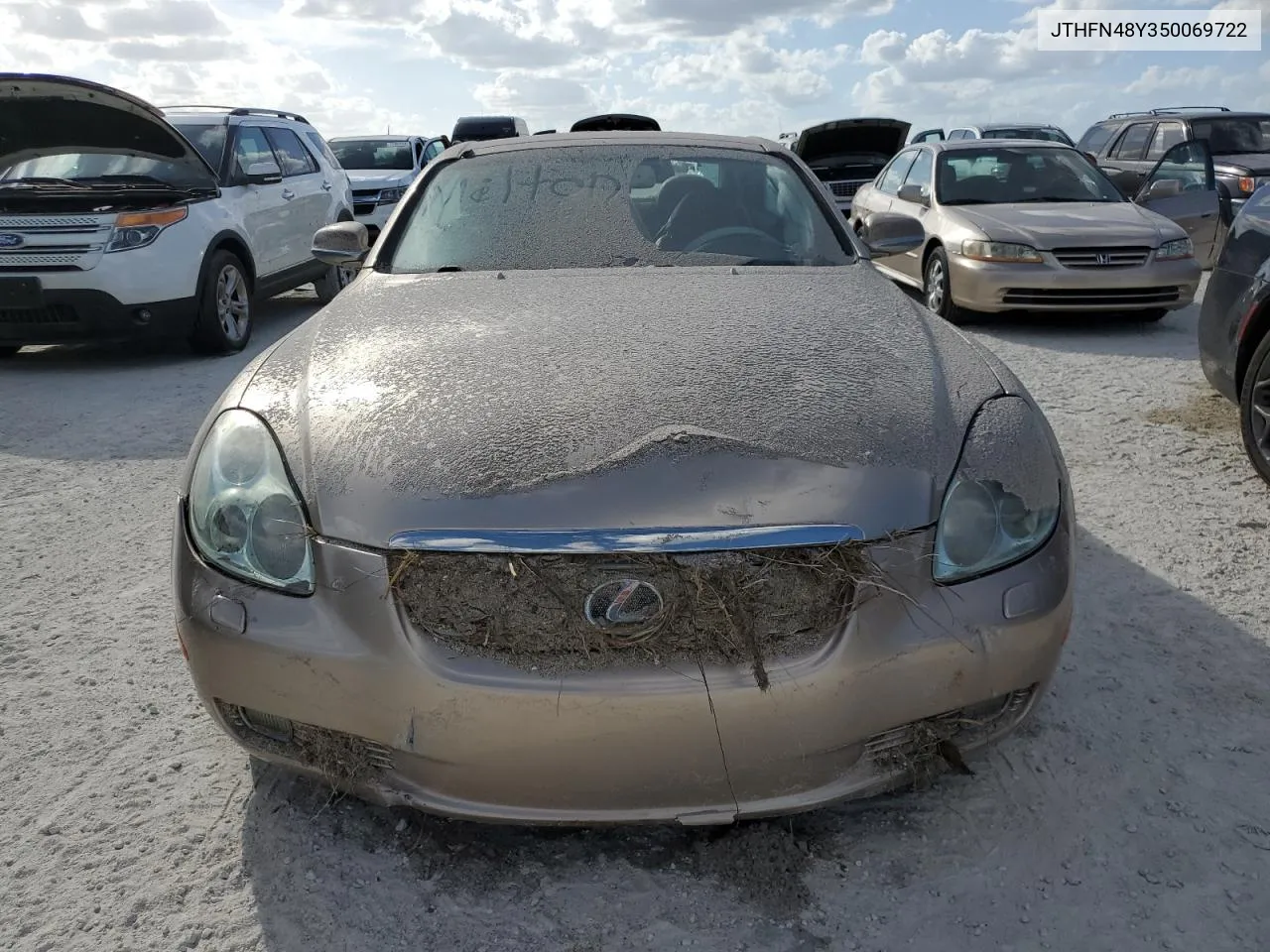 2005 Lexus Sc 430 VIN: JTHFN48Y350069722 Lot: 77107294