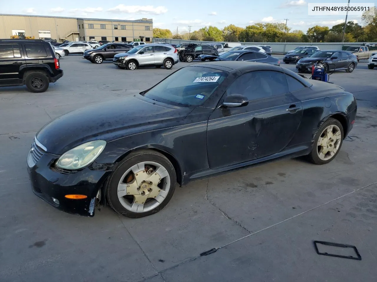 2005 Lexus Sc 430 VIN: JTHFN48Y850065911 Lot: 77474264