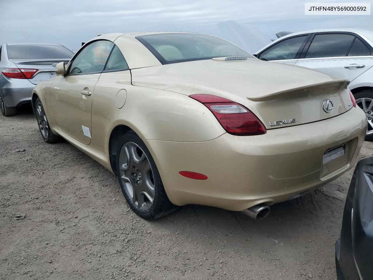 2006 Lexus Sc 430 VIN: JTHFN48Y569000592 Lot: 75538114