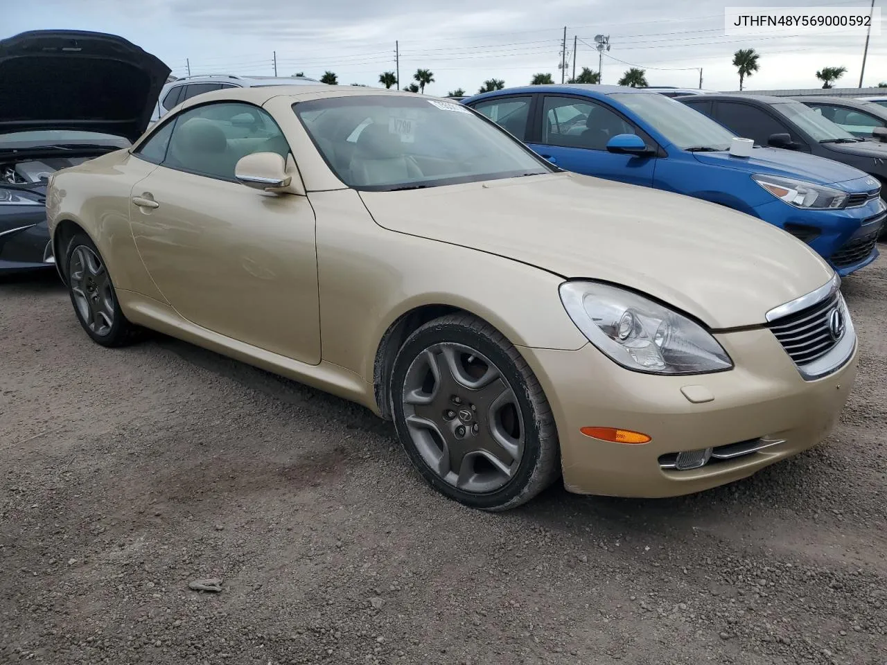 2006 Lexus Sc 430 VIN: JTHFN48Y569000592 Lot: 75538114