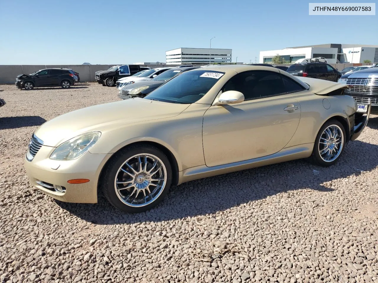 2006 Lexus Sc 430 VIN: JTHFN48Y669007583 Lot: 75931734