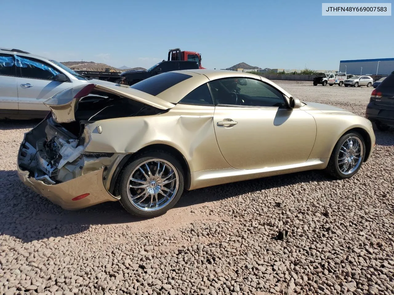 2006 Lexus Sc 430 VIN: JTHFN48Y669007583 Lot: 75931734