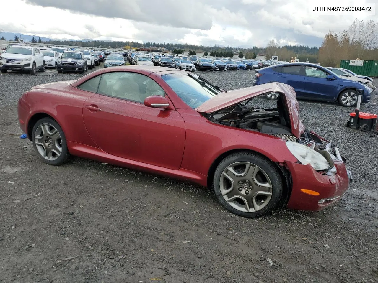 2006 Lexus Sc 430 VIN: JTHFN48Y269008472 Lot: 78523064