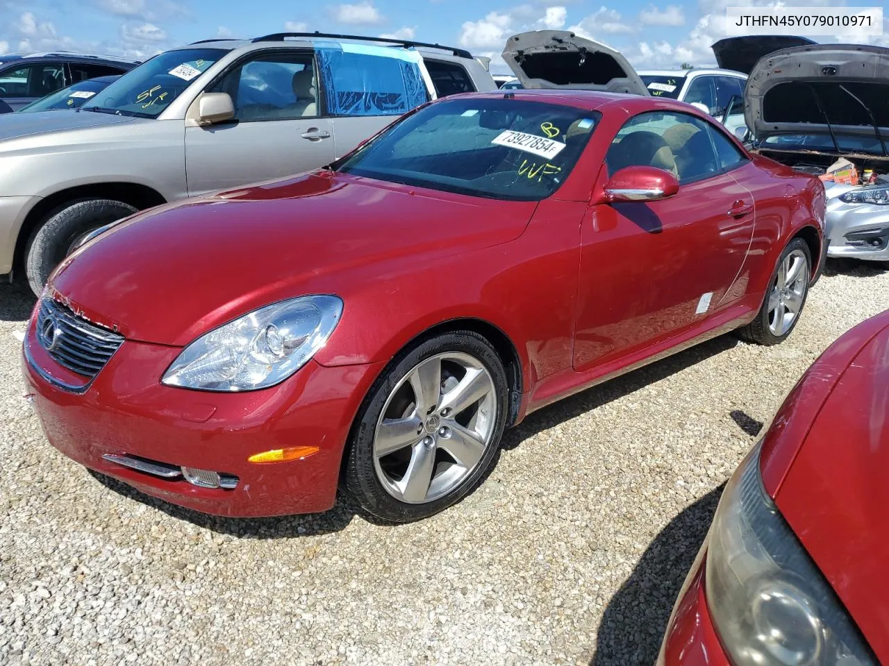 2007 Lexus Sc 430 VIN: JTHFN45Y079010971 Lot: 73927854