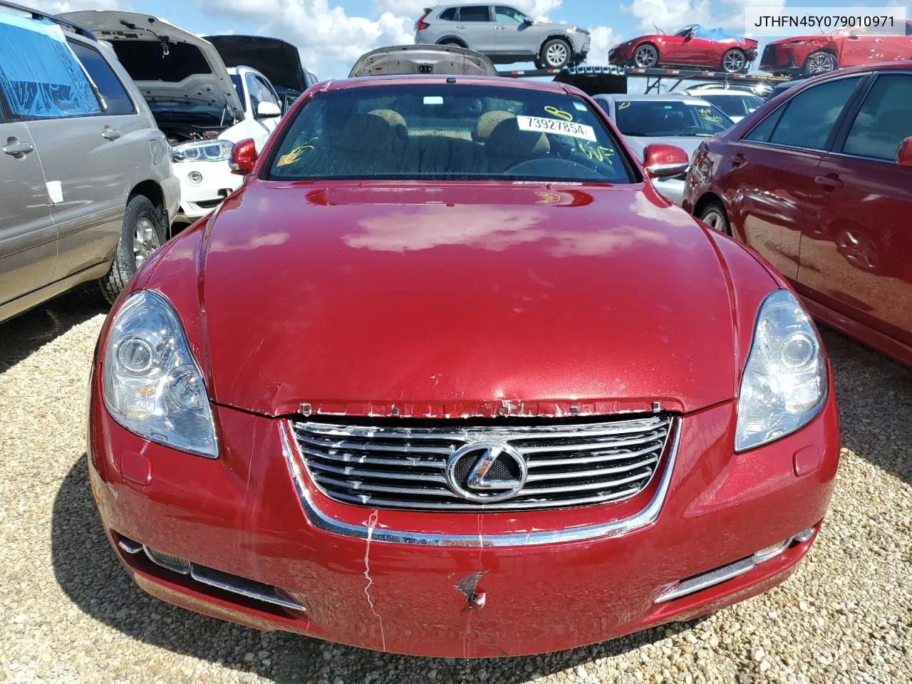 2007 Lexus Sc 430 VIN: JTHFN45Y079010971 Lot: 73927854