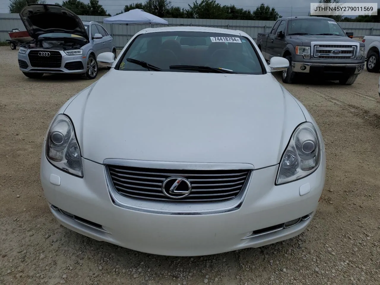 JTHFN45Y279011569 2007 Lexus Sc 430