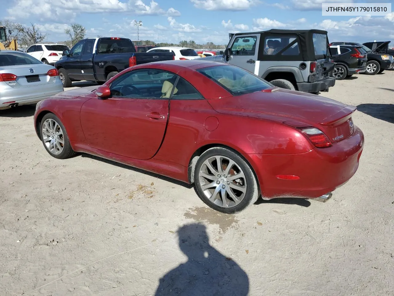 2007 Lexus Sc 430 VIN: JTHFN45Y179015810 Lot: 74630984