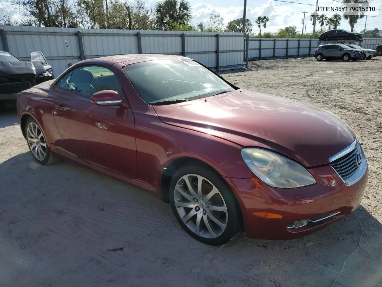 2007 Lexus Sc 430 VIN: JTHFN45Y179015810 Lot: 74630984