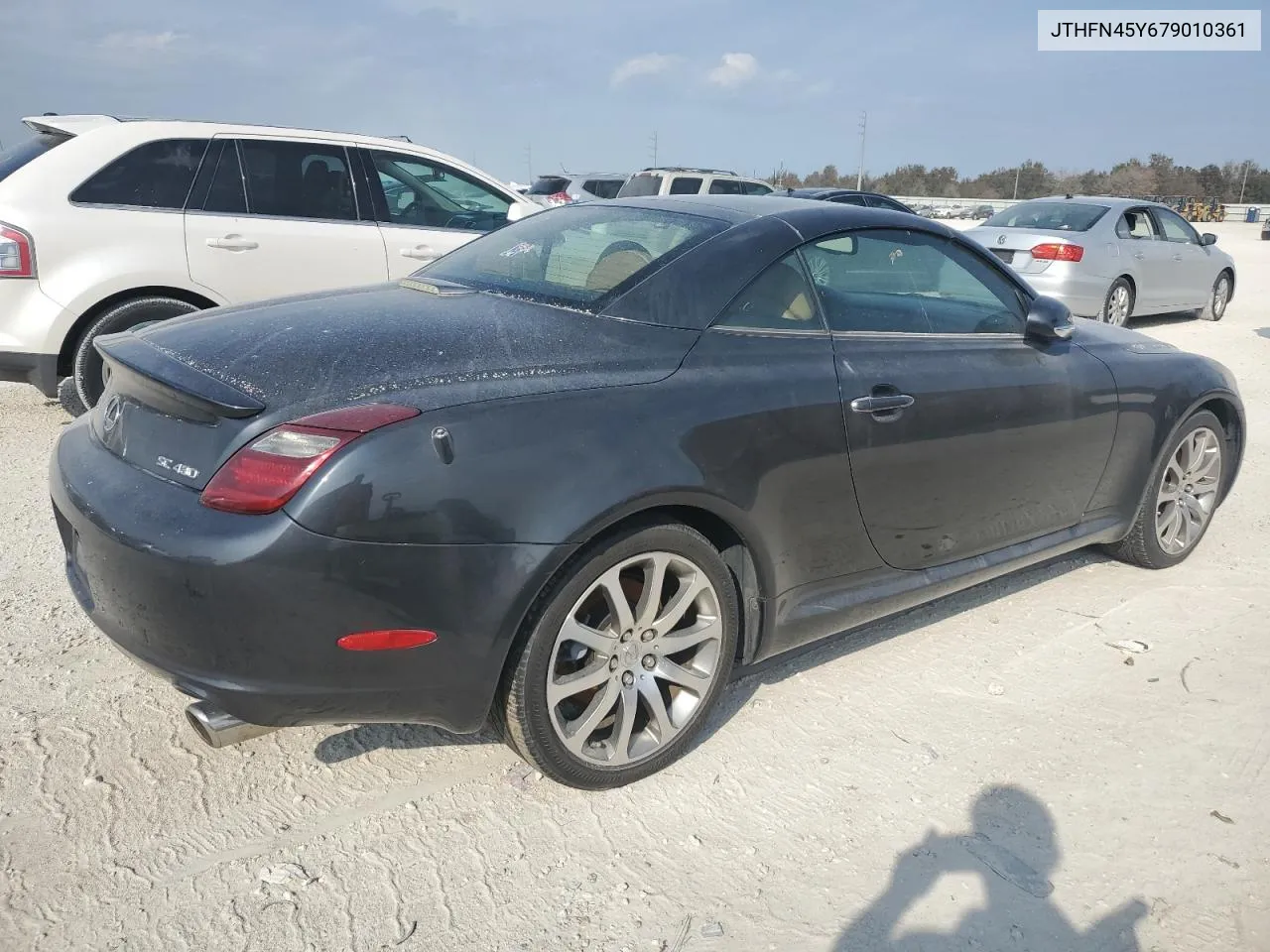 2007 Lexus Sc 430 VIN: JTHFN45Y679010361 Lot: 75186764