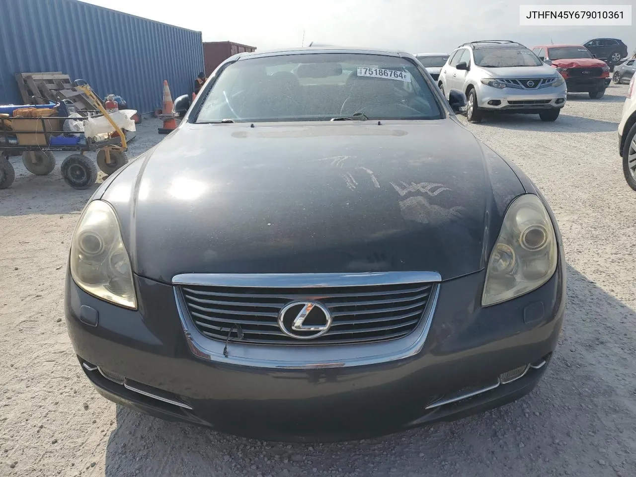 2007 Lexus Sc 430 VIN: JTHFN45Y679010361 Lot: 75186764