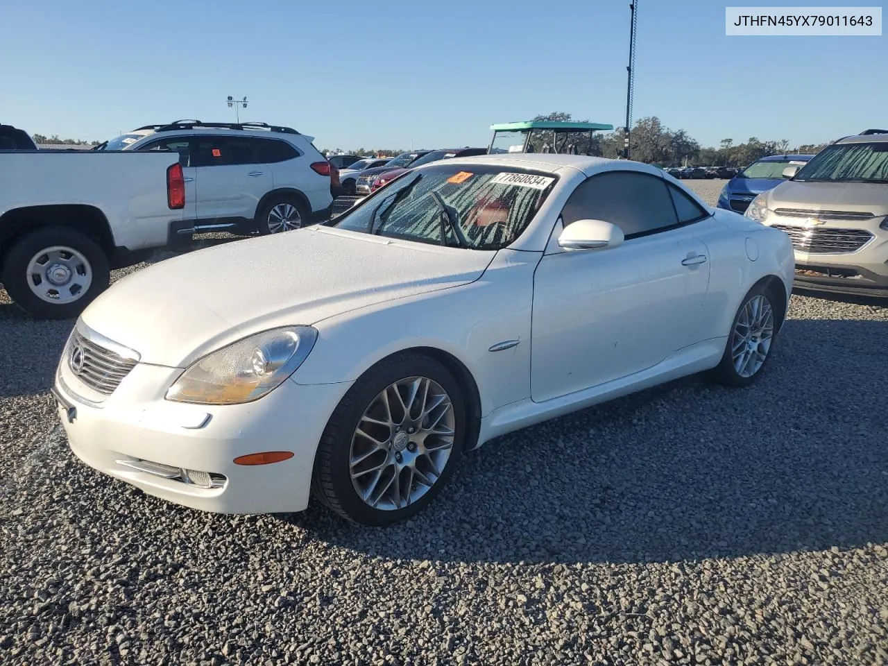 2007 Lexus Sc 430 VIN: JTHFN45YX79011643 Lot: 77860834