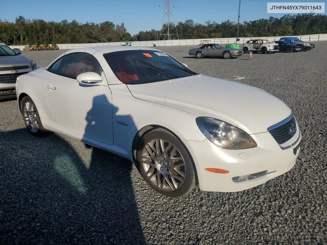 2007 Lexus Sc 430 VIN: JTHFN45YX79011643 Lot: 77860834