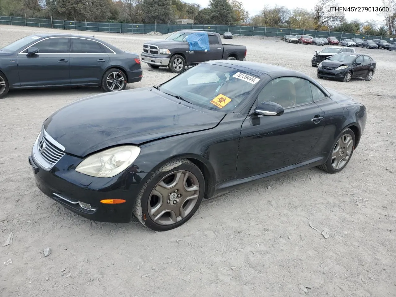 2007 Lexus Sc 430 VIN: JTHFN45Y279013600 Lot: 78139444