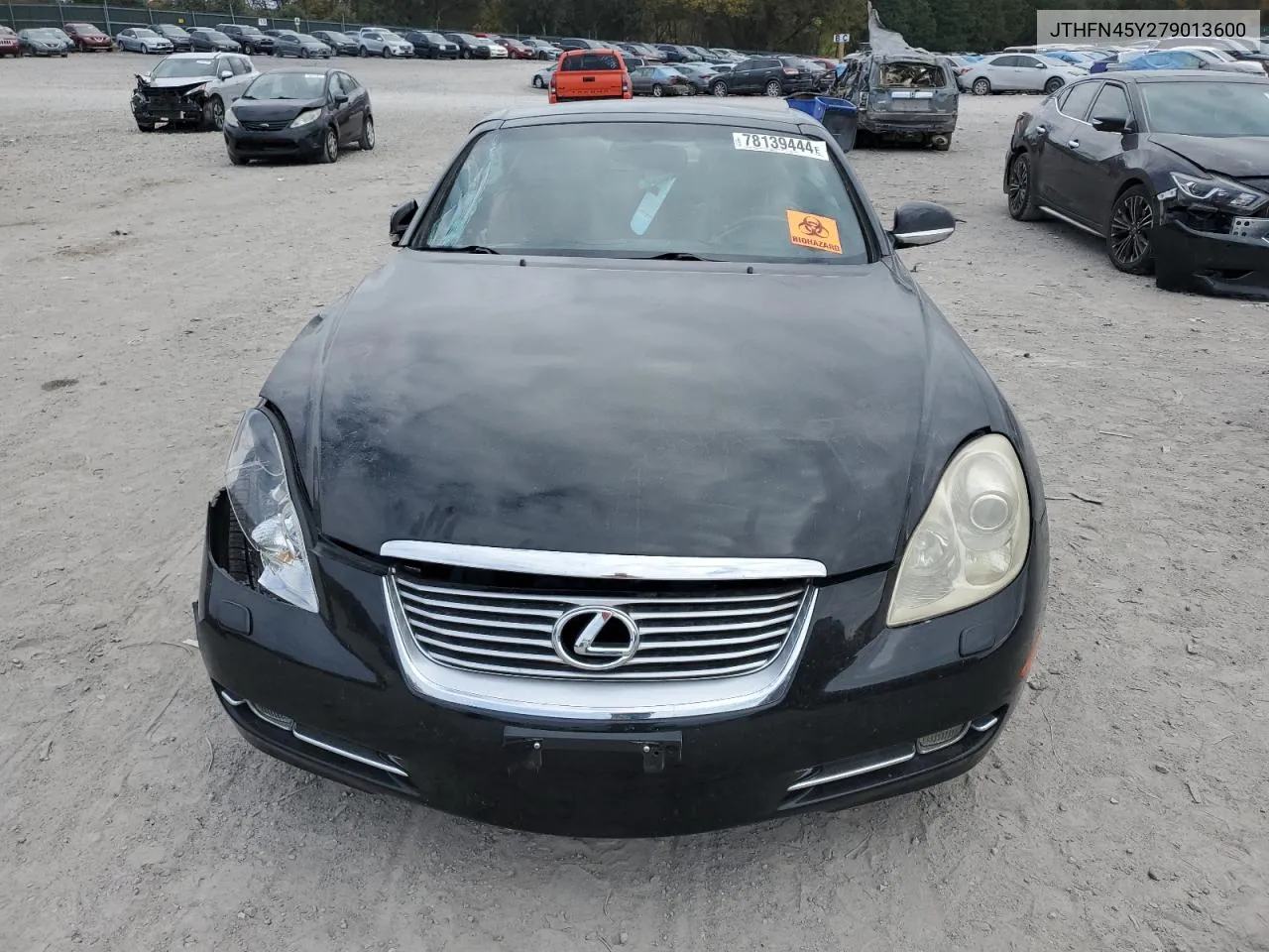 2007 Lexus Sc 430 VIN: JTHFN45Y279013600 Lot: 78139444