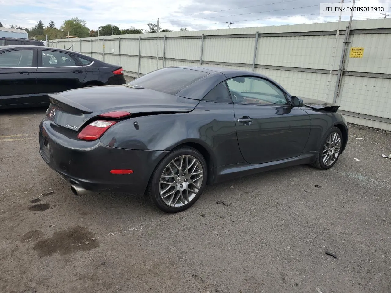 2008 Lexus Sc 430 VIN: JTHFN45Y889018933 Lot: 73762244