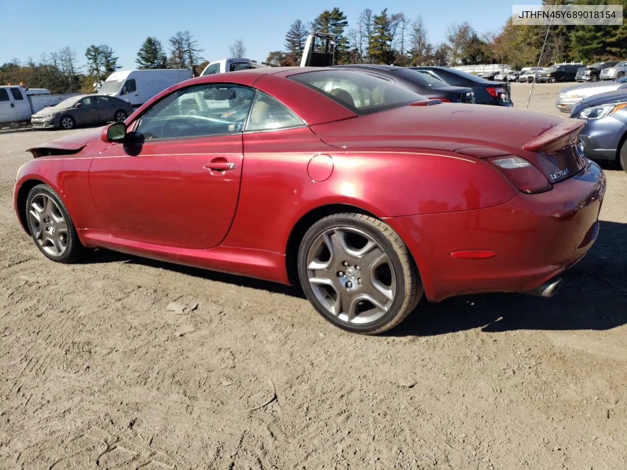 2008 Lexus Sc 430 VIN: JTHFN45Y689018154 Lot: 76794424