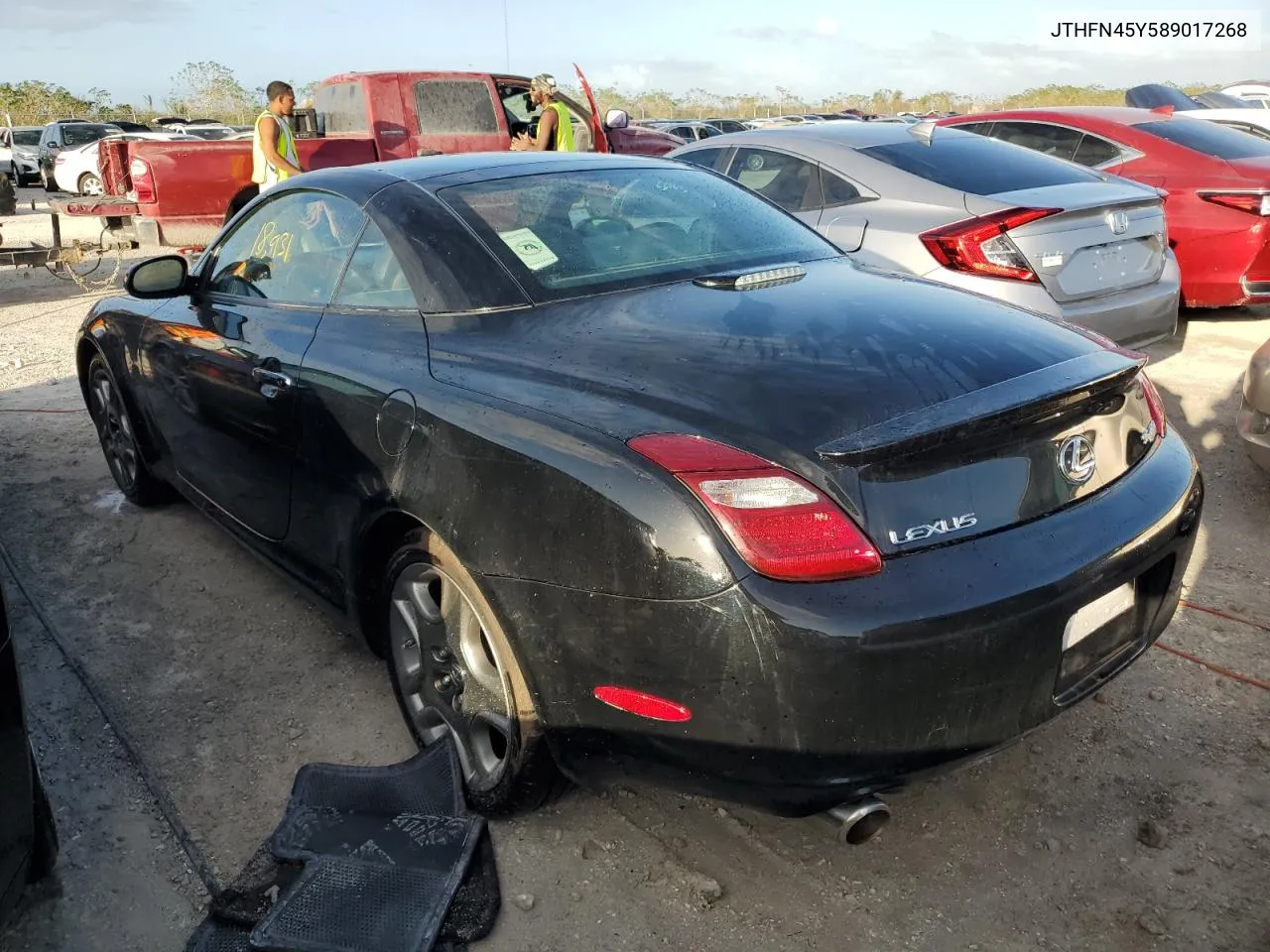 2008 Lexus Sc 430 VIN: JTHFN45Y589017268 Lot: 77182644