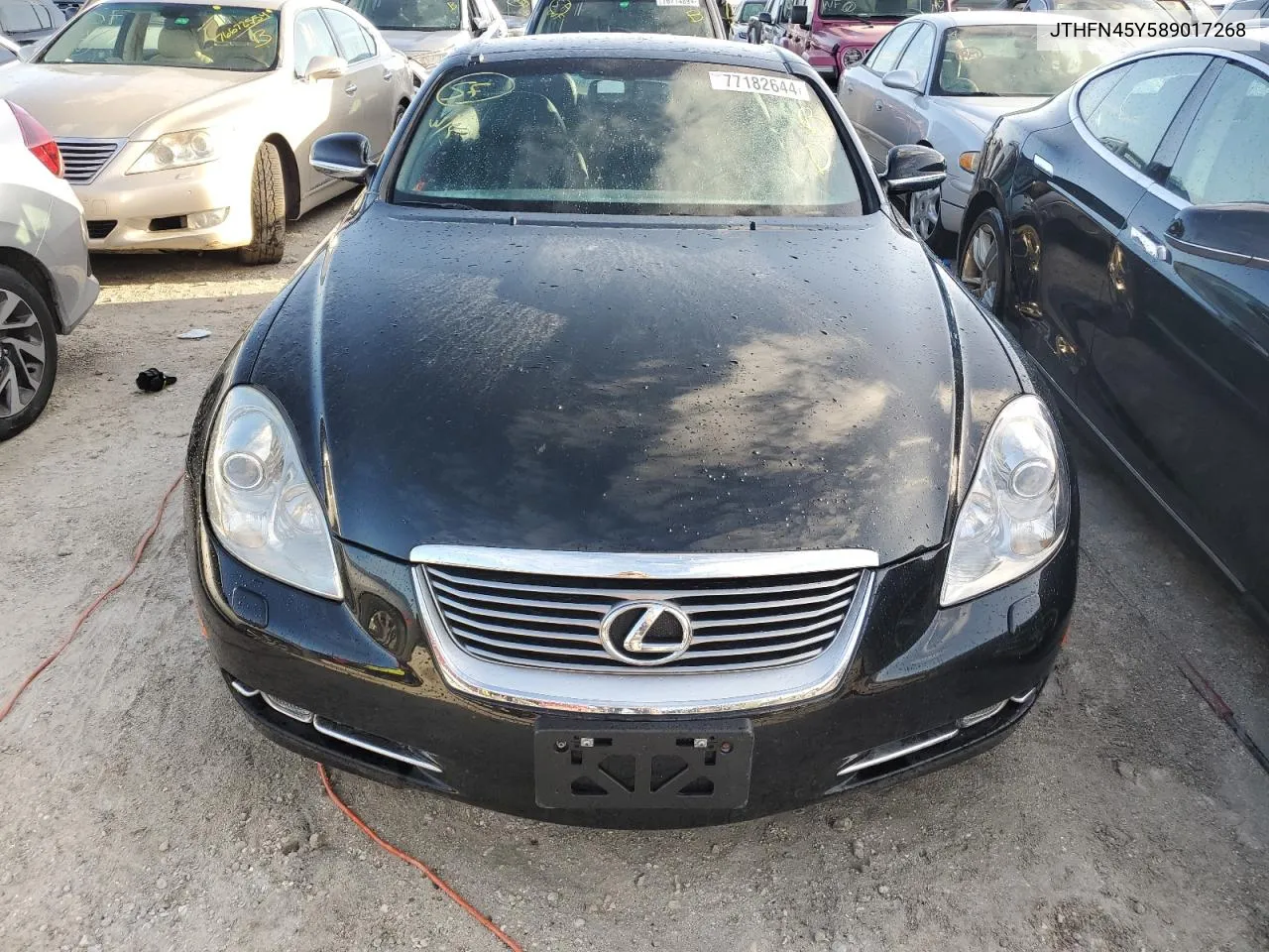 2008 Lexus Sc 430 VIN: JTHFN45Y589017268 Lot: 77182644