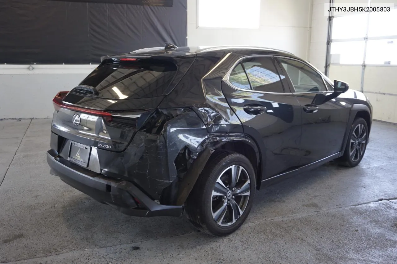 2019 Lexus Ux 200 VIN: JTHY3JBH5K2005803 Lot: 62071724