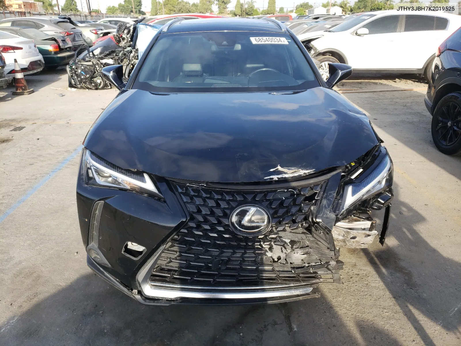 2019 Lexus Ux 200 VIN: JTHY3JBH7K2019525 Lot: 68540034