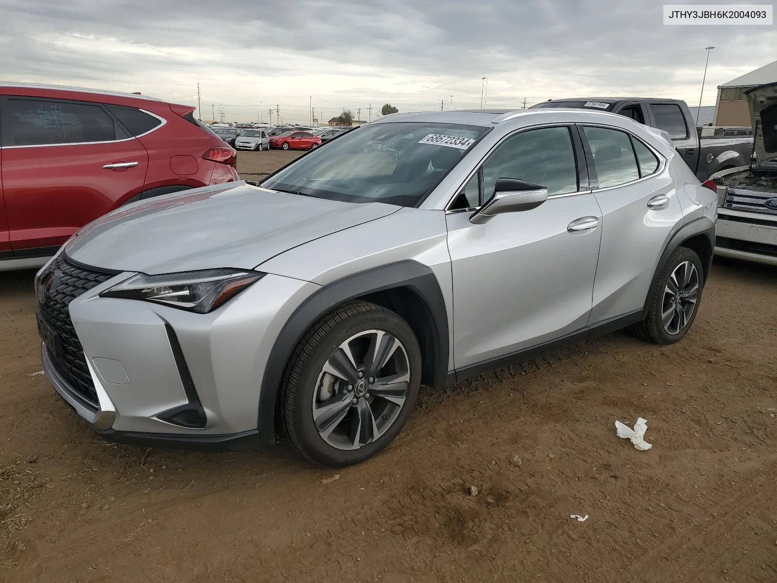 2019 Lexus Ux 200 VIN: JTHY3JBH6K2004093 Lot: 68672334