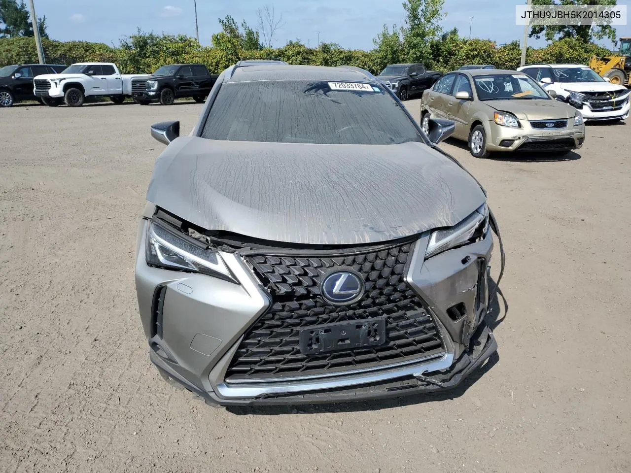 2019 Lexus Ux 250H VIN: JTHU9JBH5K2014305 Lot: 72033784