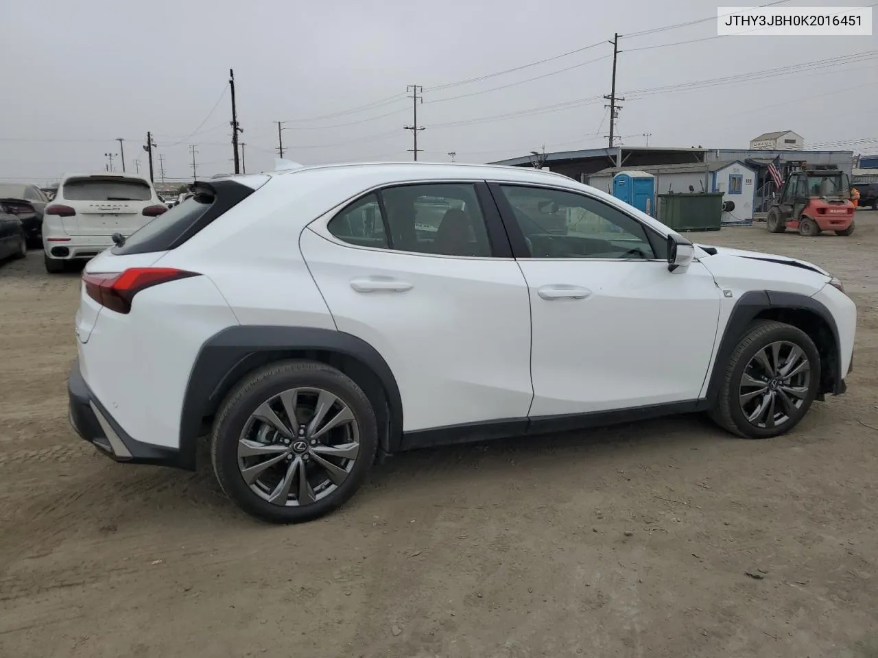 2019 Lexus Ux 200 VIN: JTHY3JBH0K2016451 Lot: 72753434