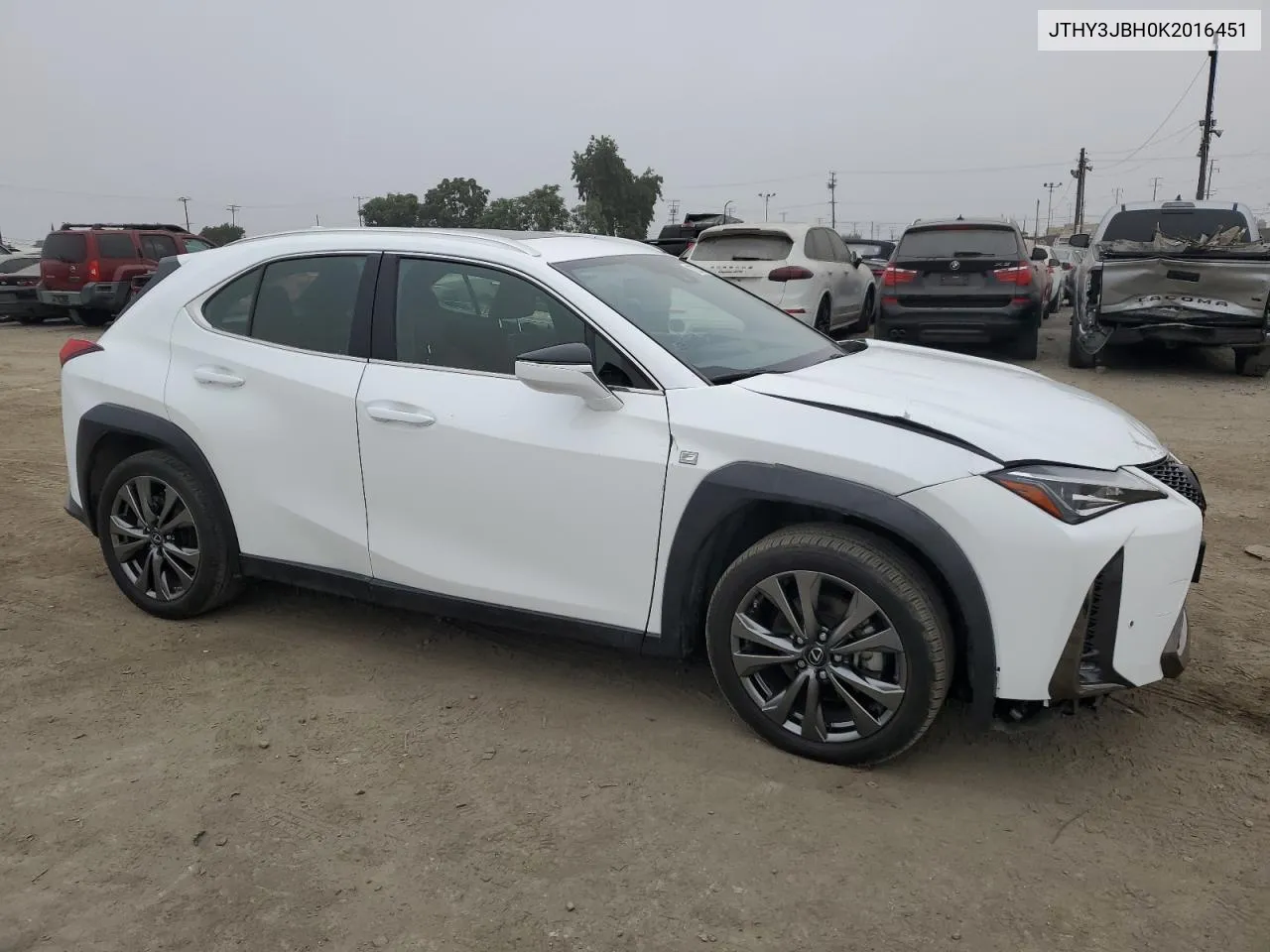 2019 Lexus Ux 200 VIN: JTHY3JBH0K2016451 Lot: 72753434