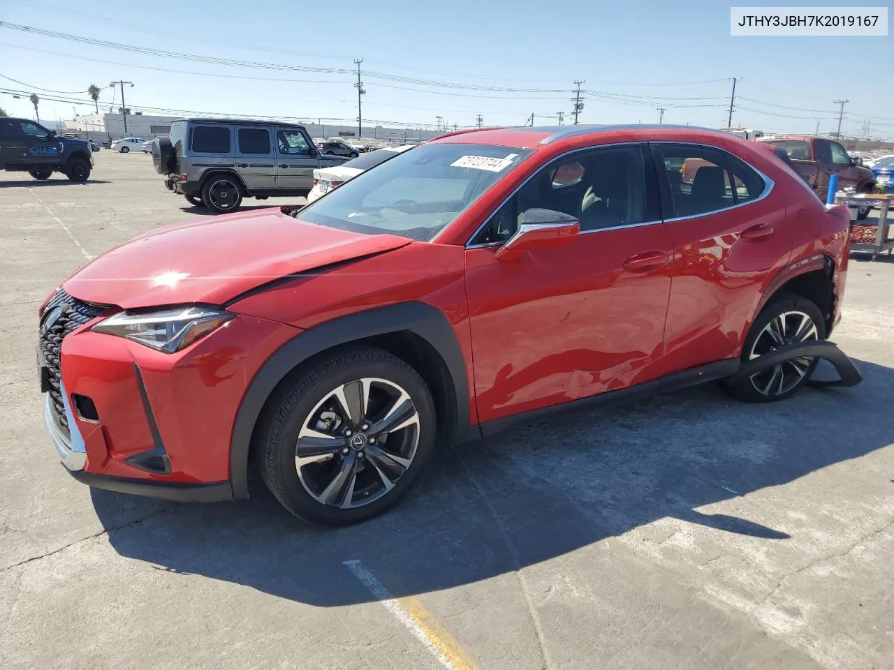 2019 Lexus Ux 200 VIN: JTHY3JBH7K2019167 Lot: 73723744