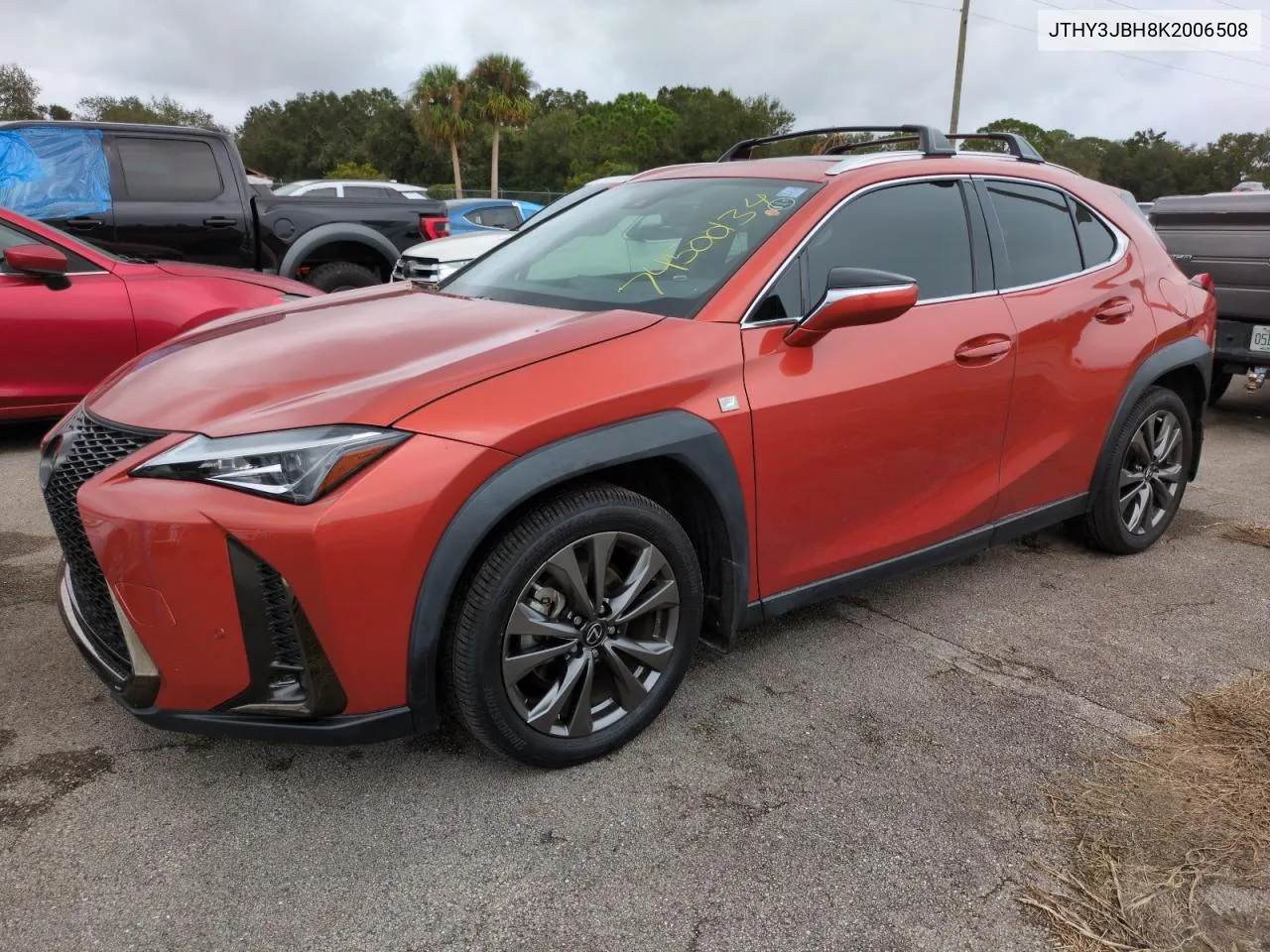 2019 Lexus Ux 200 VIN: JTHY3JBH8K2006508 Lot: 74500134