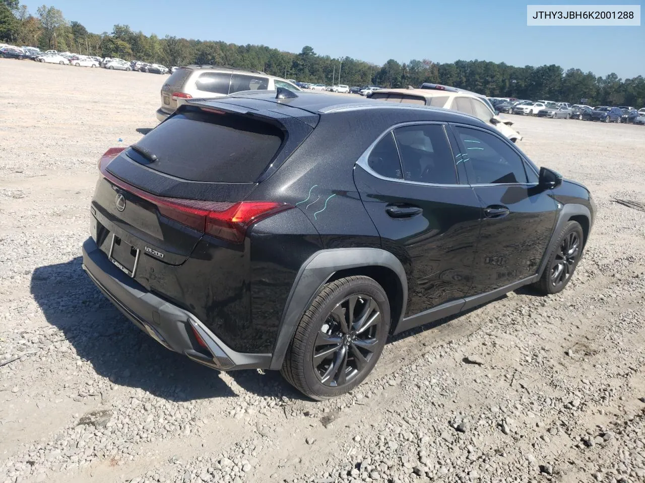 2019 Lexus Ux 200 VIN: JTHY3JBH6K2001288 Lot: 77021184