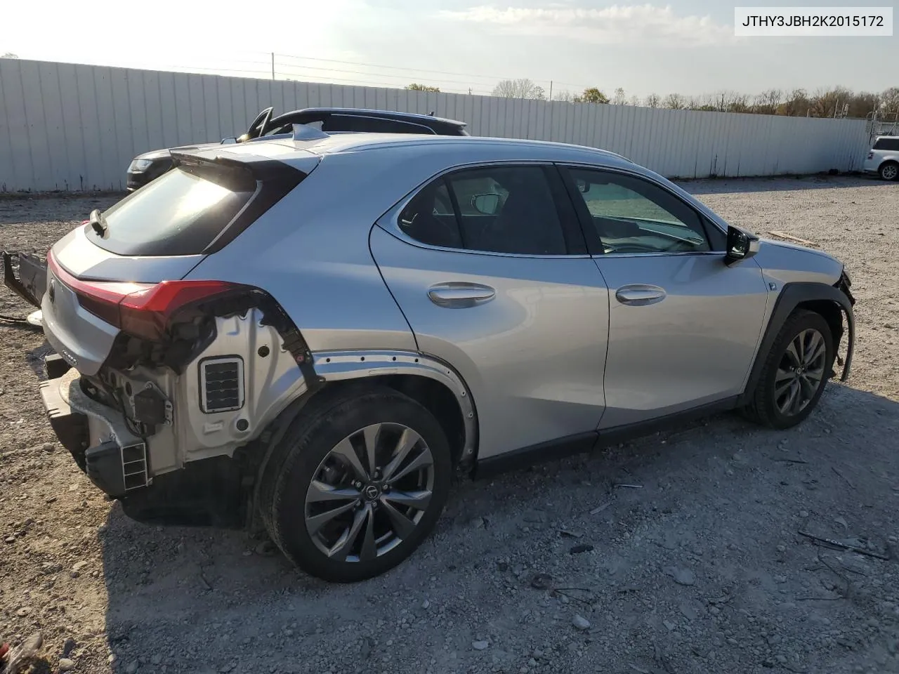 2019 Lexus Ux 200 VIN: JTHY3JBH2K2015172 Lot: 77865334