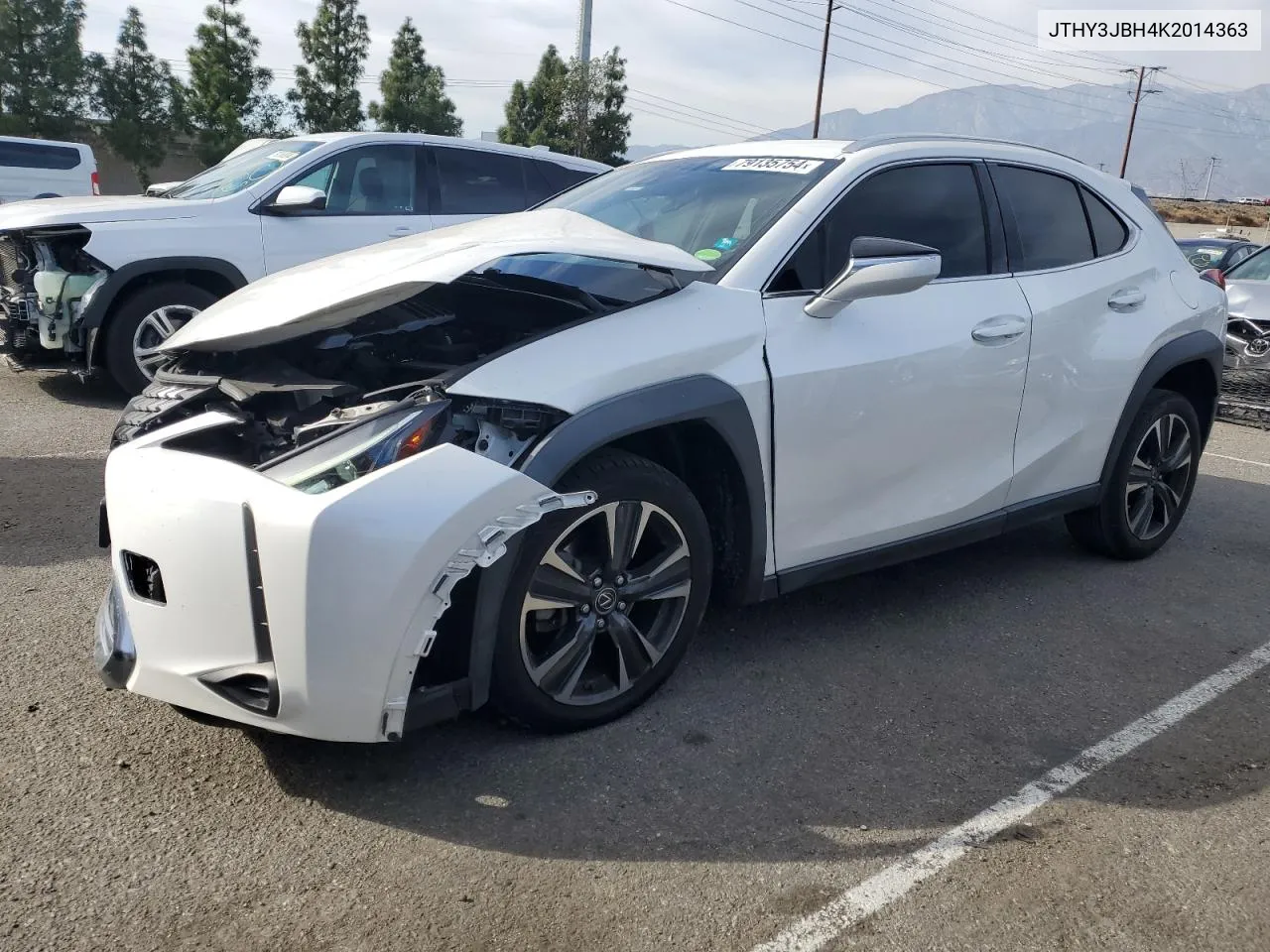 2019 Lexus Ux 200 VIN: JTHY3JBH4K2014363 Lot: 79135754