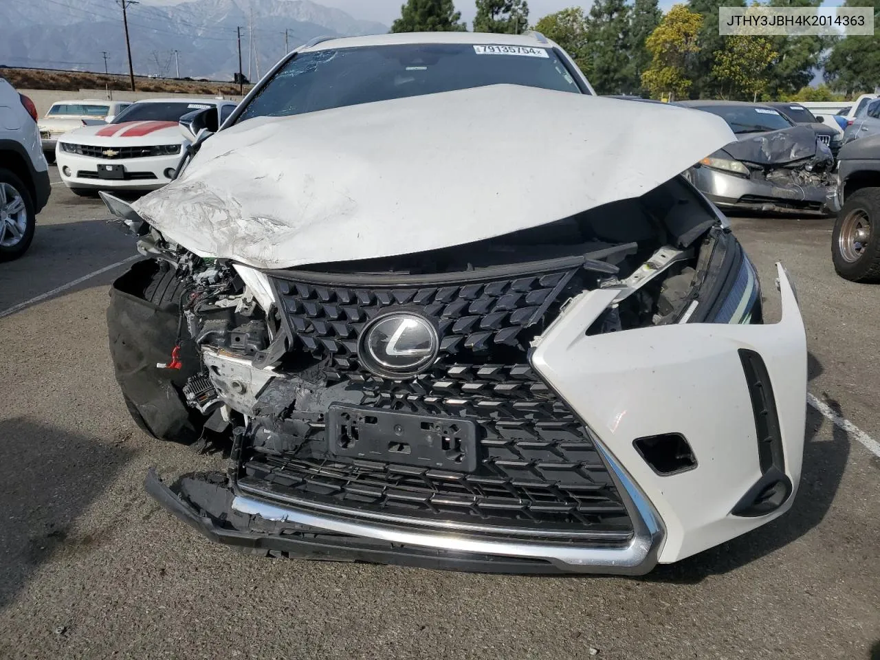 2019 Lexus Ux 200 VIN: JTHY3JBH4K2014363 Lot: 79135754