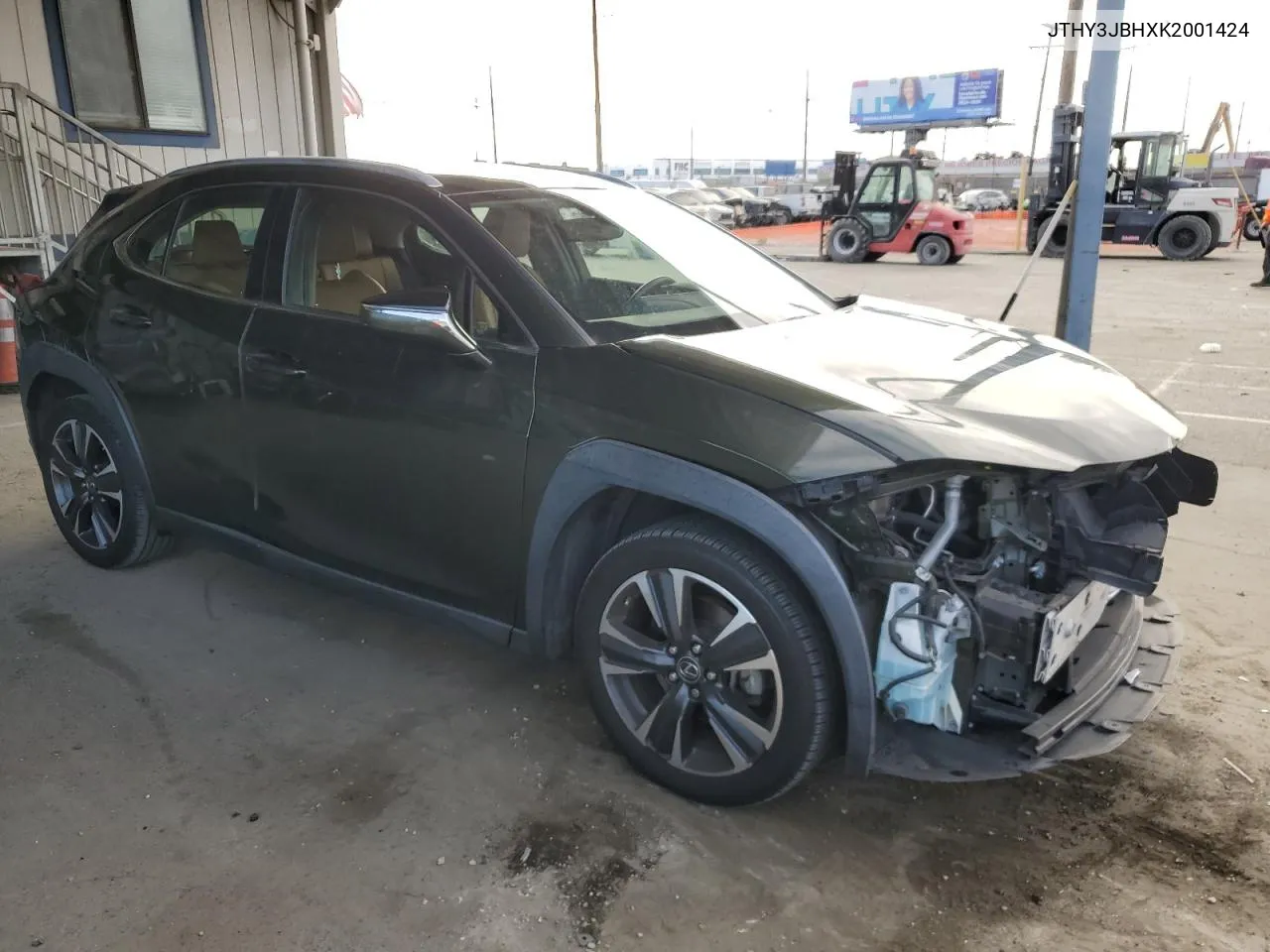 2019 Lexus Ux 200 VIN: JTHY3JBHXK2001424 Lot: 81367684