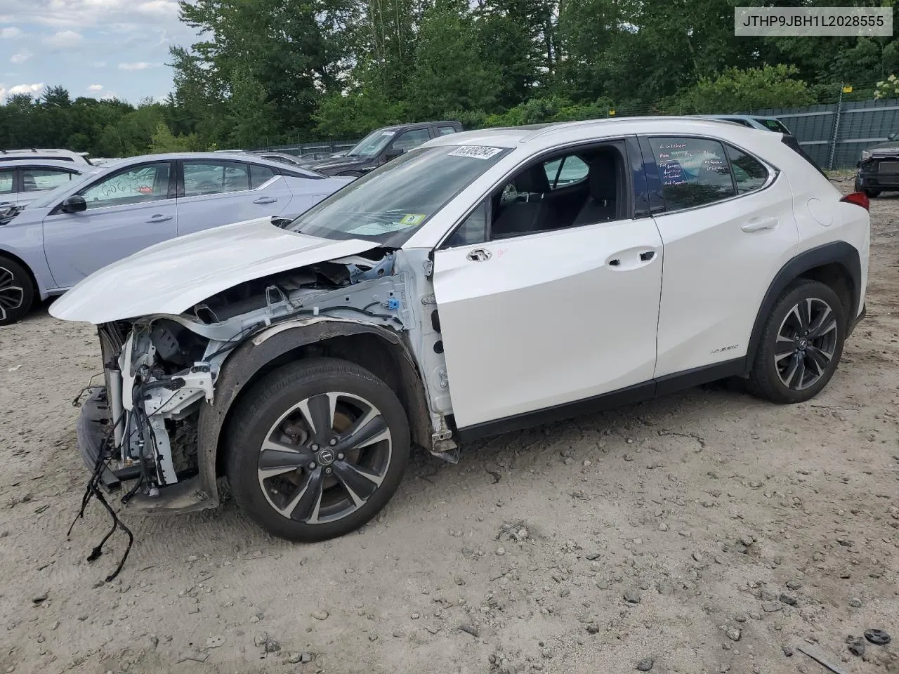 2020 Lexus Ux 250H VIN: JTHP9JBH1L2028555 Lot: 60309284