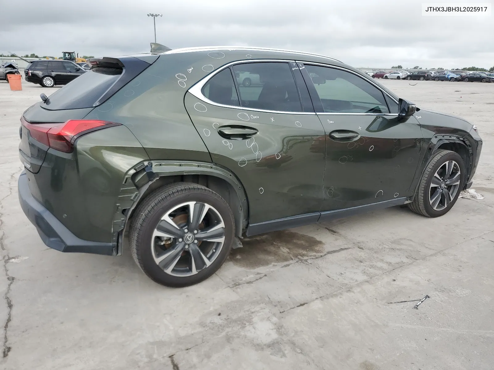 JTHX3JBH3L2025917 2020 Lexus Ux 200