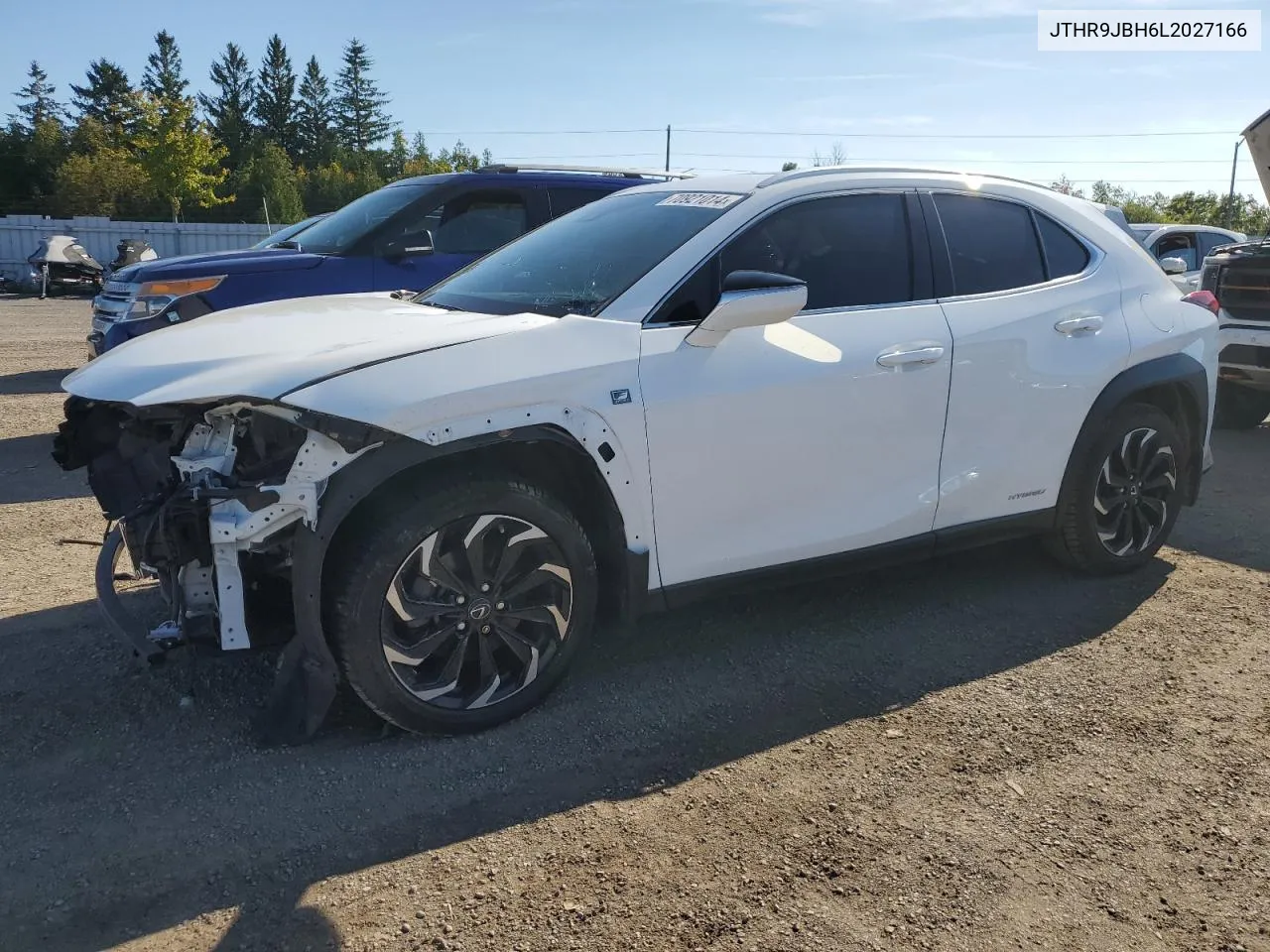 2020 Lexus Ux 250H VIN: JTHR9JBH6L2027166 Lot: 70921014