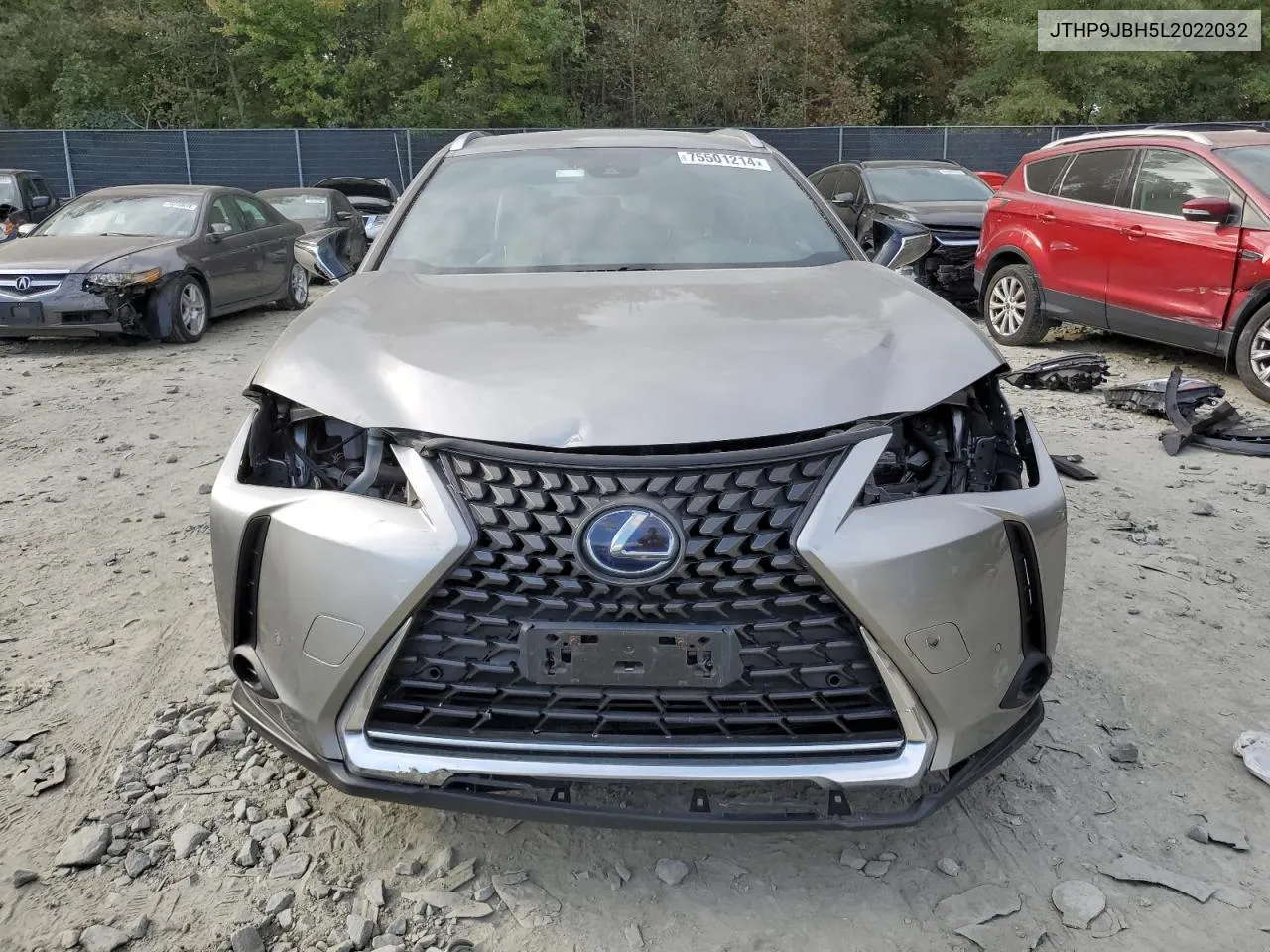 2020 Lexus Ux 250H VIN: JTHP9JBH5L2022032 Lot: 75501214