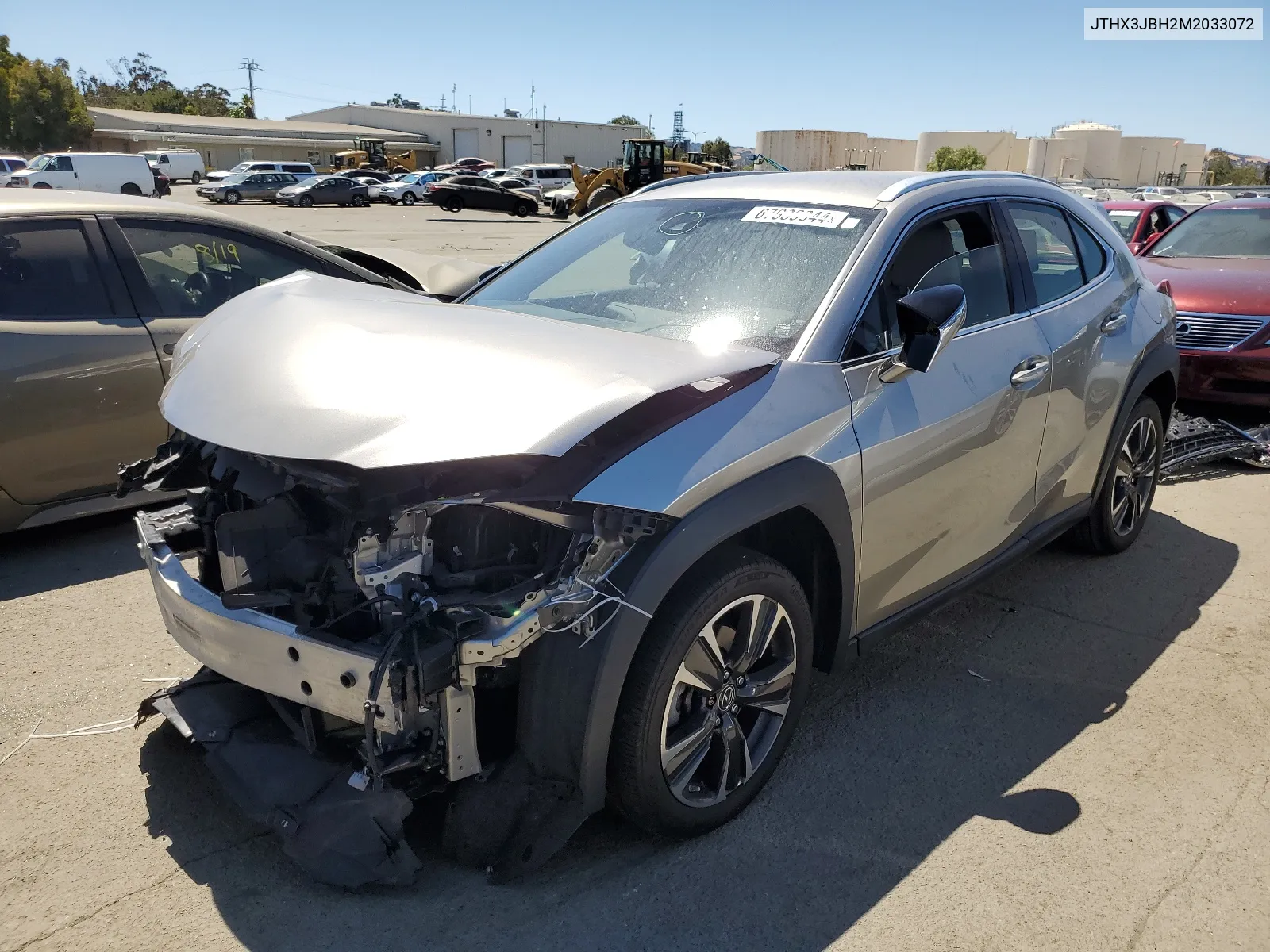 JTHX3JBH2M2033072 2021 Lexus Ux 200