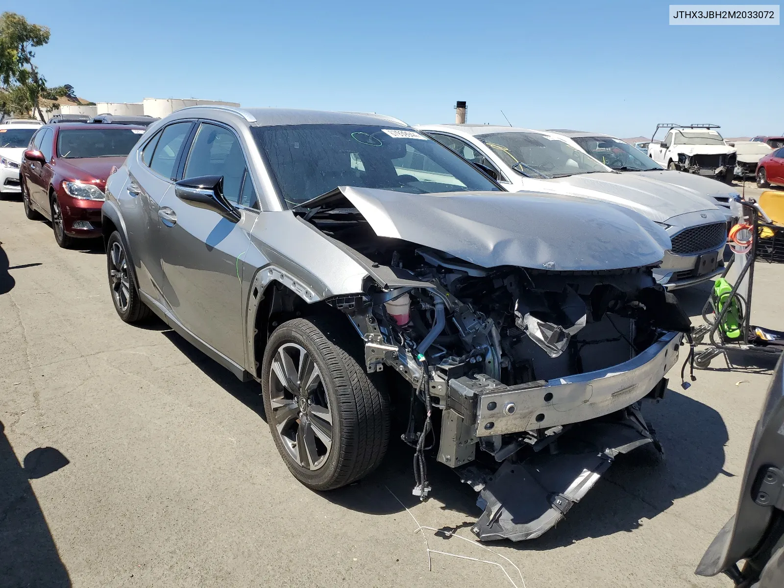 2021 Lexus Ux 200 VIN: JTHX3JBH2M2033072 Lot: 67939944