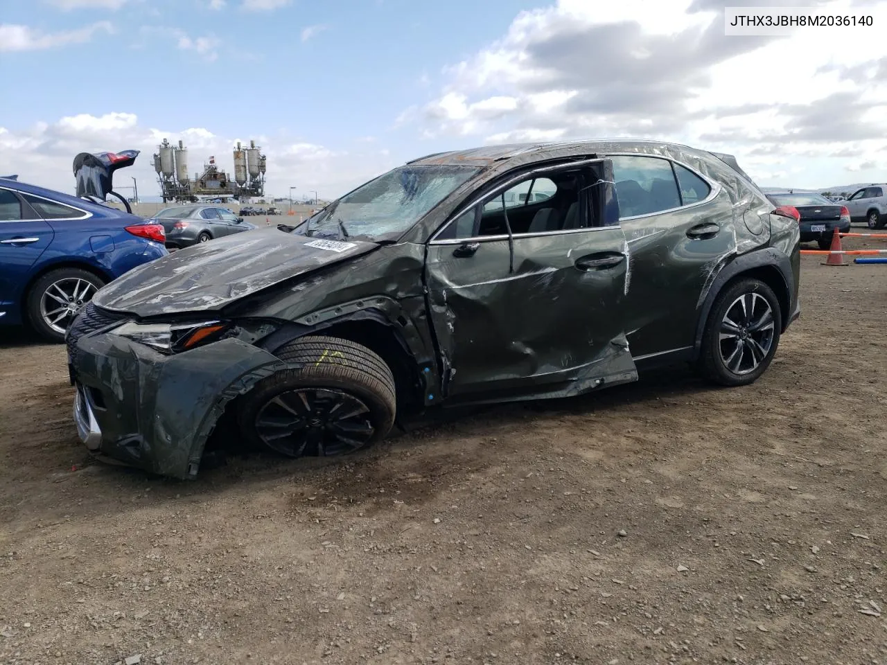 JTHX3JBH8M2036140 2021 Lexus Ux 200