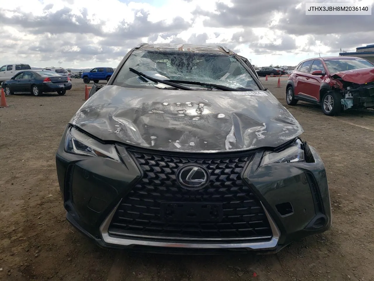 2021 Lexus Ux 200 VIN: JTHX3JBH8M2036140 Lot: 70534384