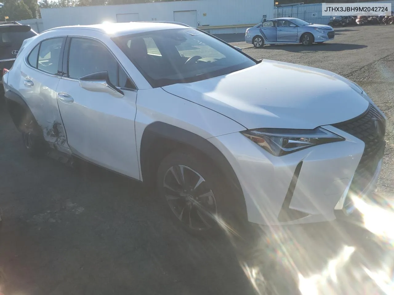 2021 Lexus Ux 200 VIN: JTHX3JBH9M2042724 Lot: 70932414