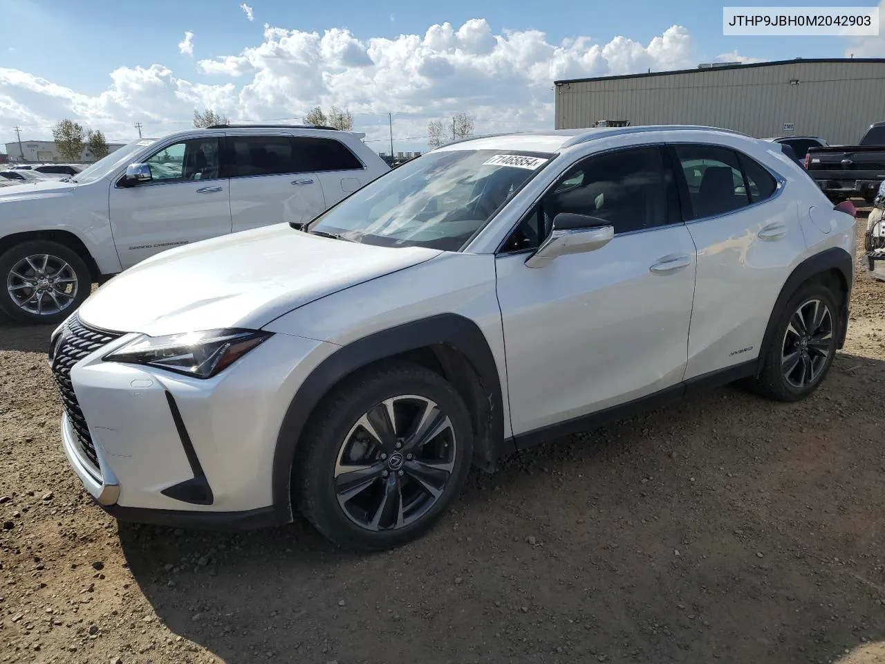 2021 Lexus Ux 250H VIN: JTHP9JBH0M2042903 Lot: 71465854