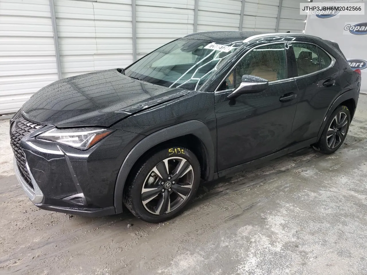 2021 Lexus Ux 200 VIN: JTHP3JBH6M2042566 Lot: 72695124