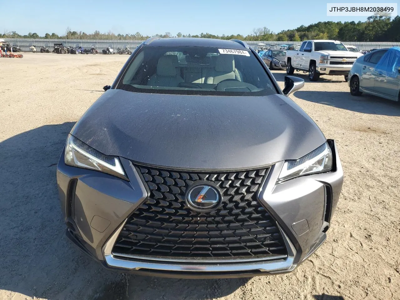 2021 Lexus Ux 200 VIN: JTHP3JBH8M2038499 Lot: 73467984